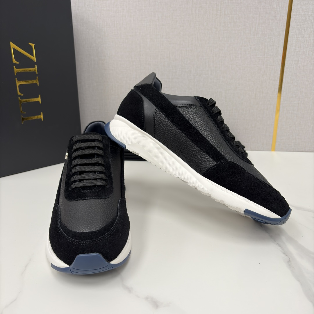 💋💍ZL家新品 Zill* 兹-利 是1970创立的法国高奢男装品牌 轻奢运动休闲鞋 | 高定质感的“通