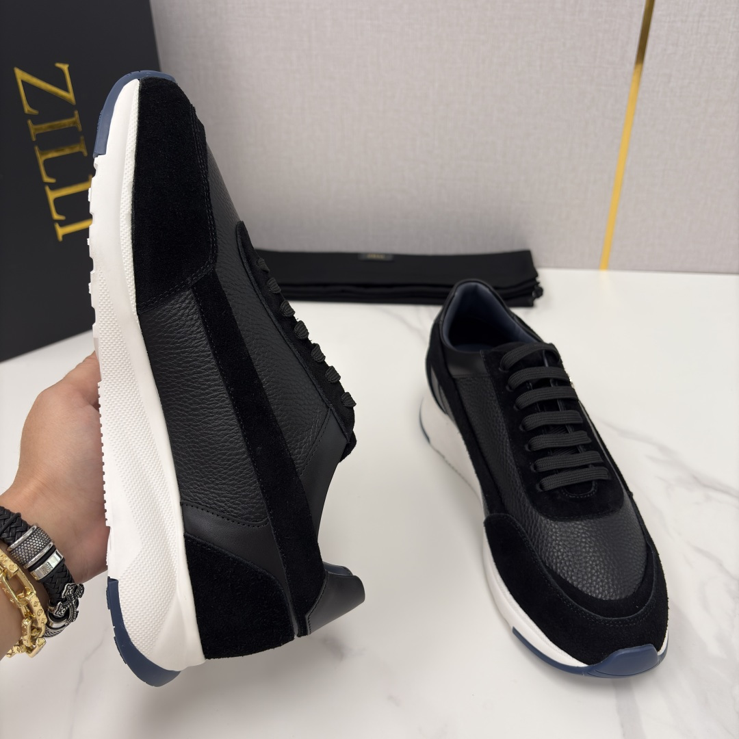 💋💍ZL家新品 Zill* 兹-利 是1970创立的法国高奢男装品牌 轻奢运动休闲鞋 | 高定质感的“通