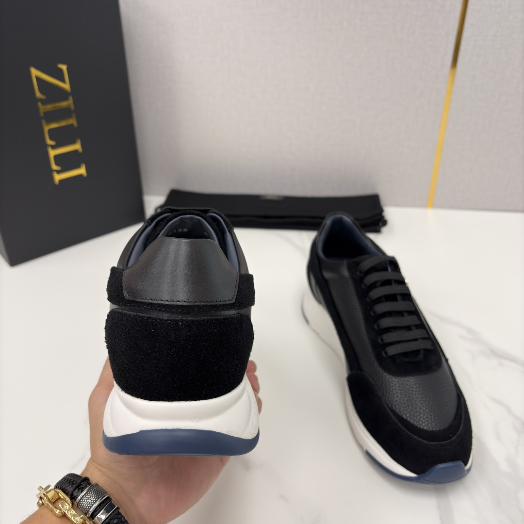 💋💍ZL家新品 Zill* 兹-利 是1970创立的法国高奢男装品牌 轻奢运动休闲鞋 | 高定质感的“通