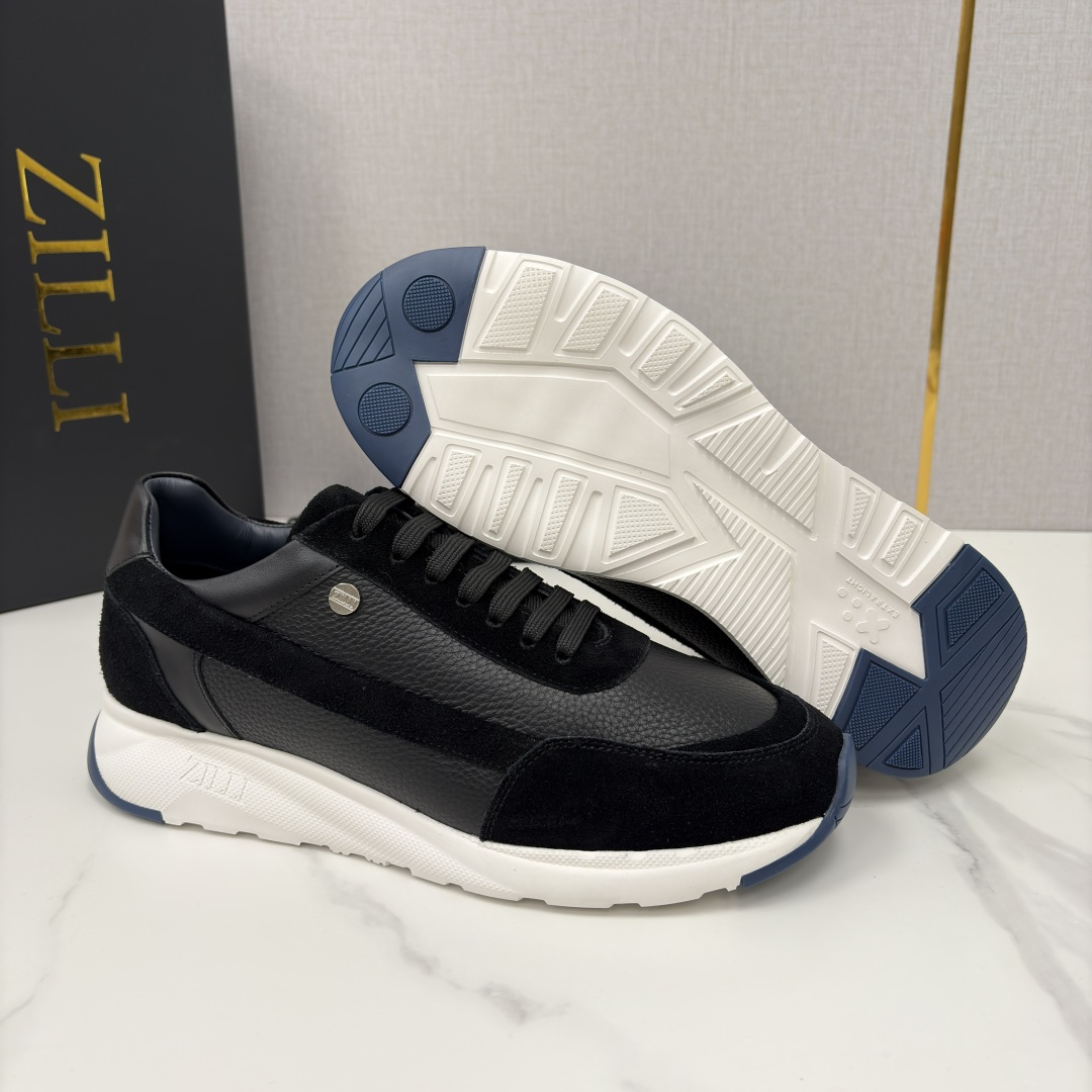 💋💍ZL家新品 Zill* 兹-利 是1970创立的法国高奢男装品牌 轻奢运动休闲鞋 | 高定质感的“通