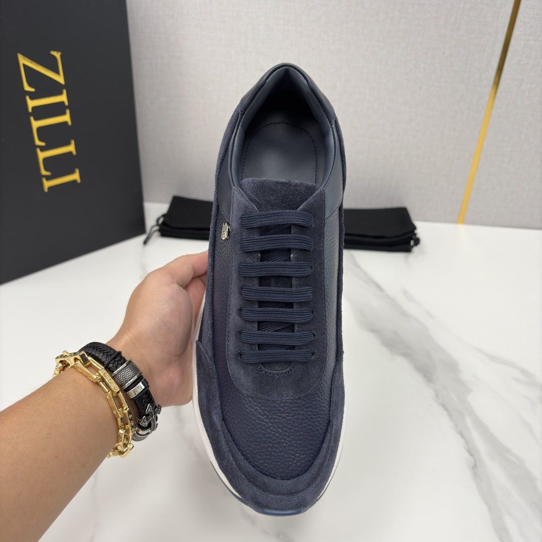 💋💍ZL家新品 Zill* 兹-利 是1970创立的法国高奢男装品牌 轻奢运动休闲鞋 | 高定质感的“通