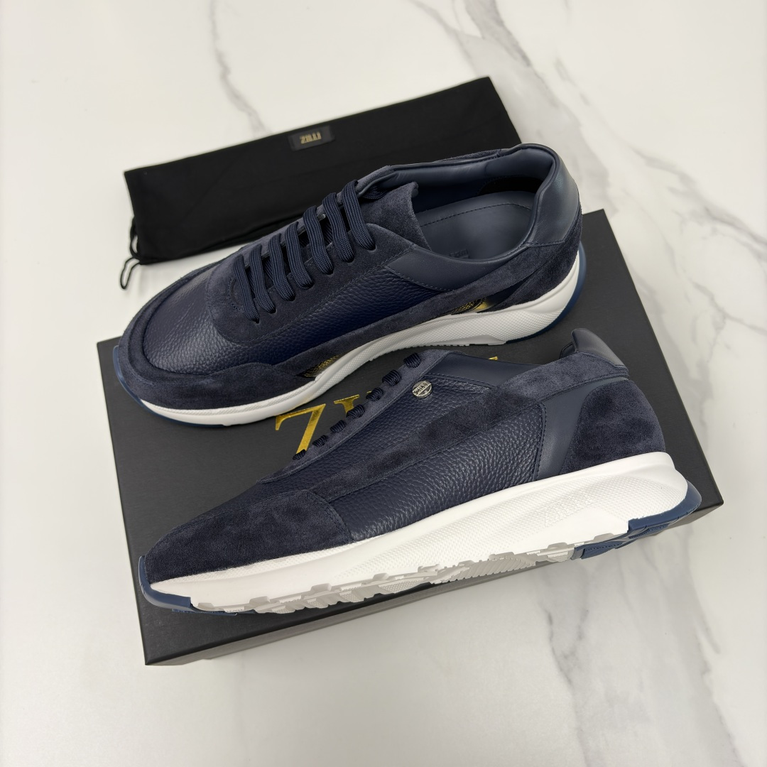 💋💍ZL家新品 Zill* 兹-利 是1970创立的法国高奢男装品牌 轻奢运动休闲鞋 | 高定质感的“通