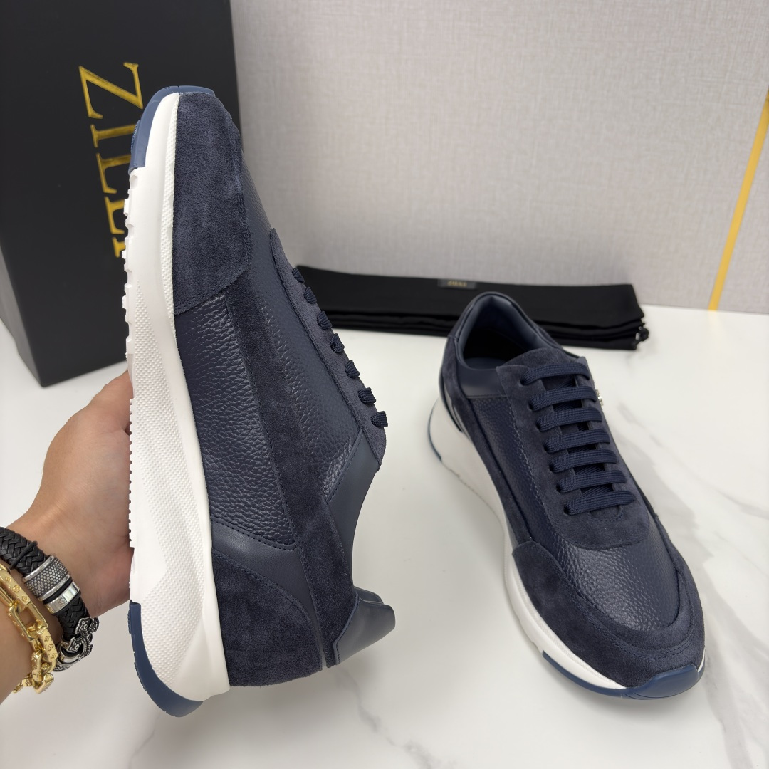 💋💍ZL家新品 Zill* 兹-利 是1970创立的法国高奢男装品牌 轻奢运动休闲鞋 | 高定质感的“通