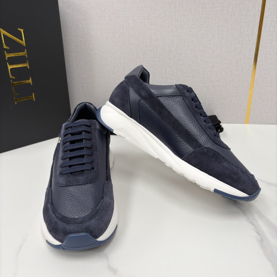 💋💍ZL家新品 Zill* 兹-利 是1970创立的法国高奢男装品牌 轻奢运动休闲鞋 | 高定质感的“通