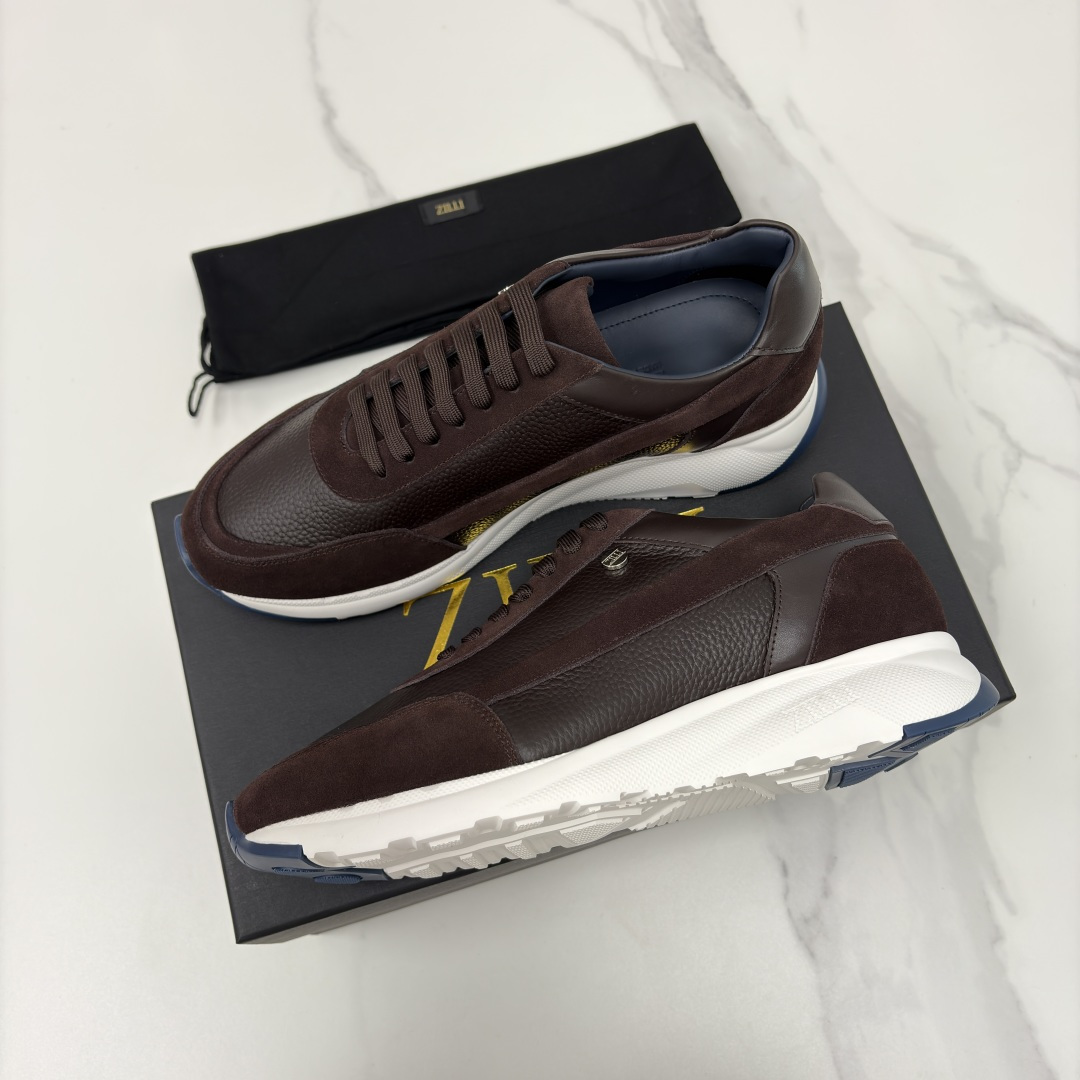 💋💍ZL家新品 Zill* 兹-利 是1970创立的法国高奢男装品牌 轻奢运动休闲鞋 | 高定质感的“通