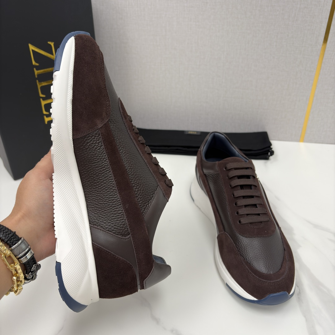 💋💍ZL家新品 Zill* 兹-利 是1970创立的法国高奢男装品牌 轻奢运动休闲鞋 | 高定质感的“通