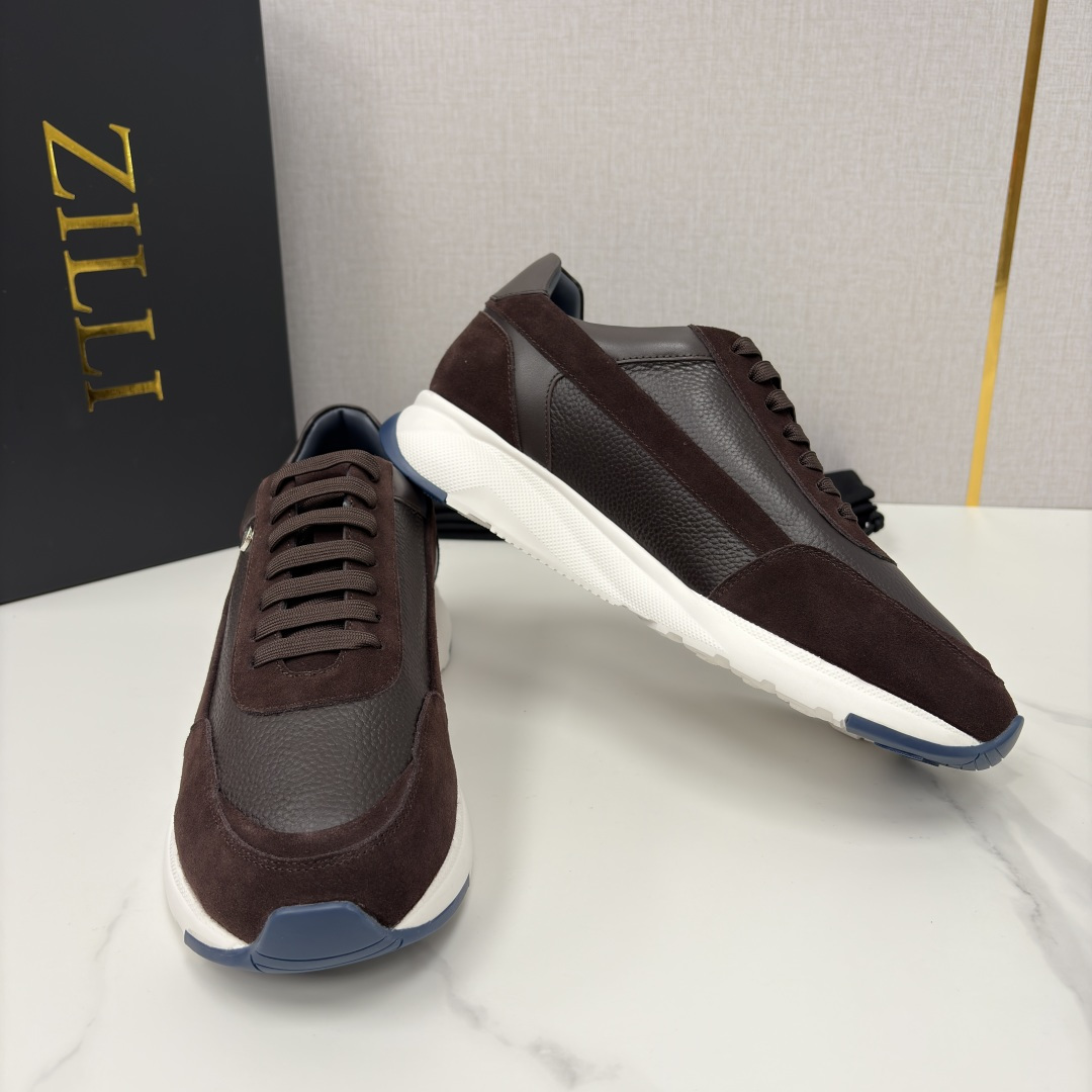💋💍ZL家新品 Zill* 兹-利 是1970创立的法国高奢男装品牌 轻奢运动休闲鞋 | 高定质感的“通