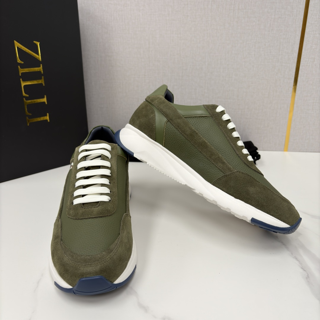 💋💍ZL家新品 Zill* 兹-利 是1970创立的法国高奢男装品牌 轻奢运动休闲鞋 | 高定质感的“通