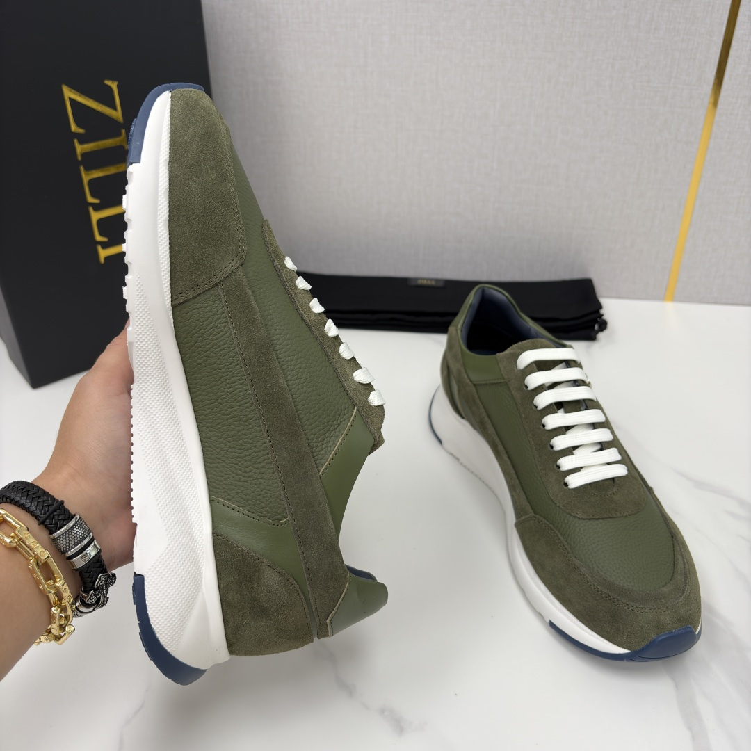 💋💍ZL家新品 Zill* 兹-利 是1970创立的法国高奢男装品牌 轻奢运动休闲鞋 | 高定质感的“通