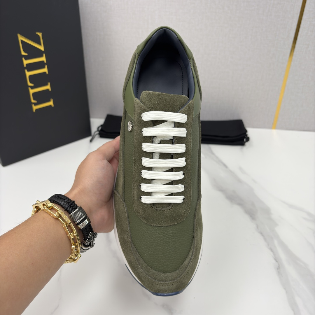 💋💍ZL家新品 Zill* 兹-利 是1970创立的法国高奢男装品牌 轻奢运动休闲鞋 | 高定质感的“通