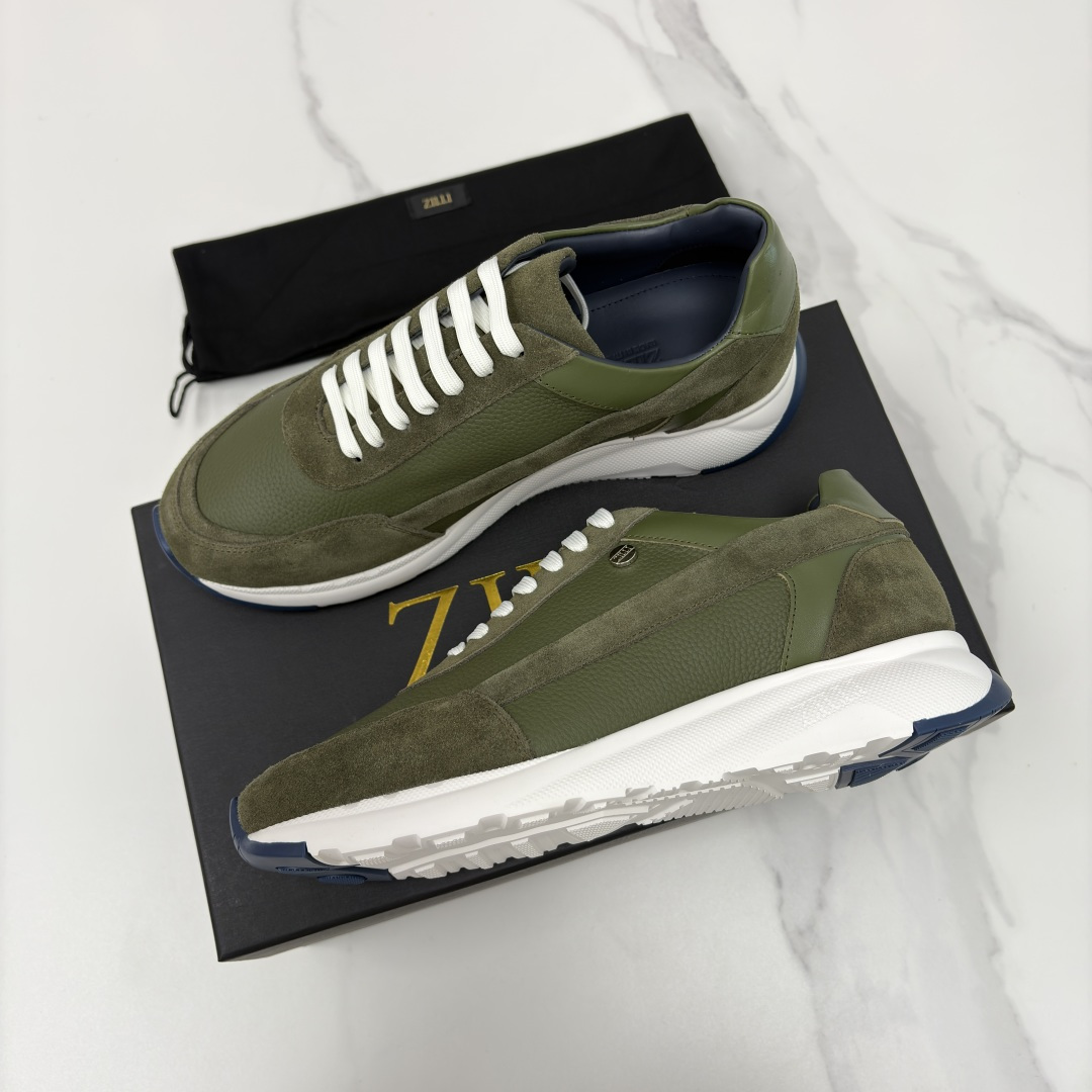 💋💍ZL家新品 Zill* 兹-利 是1970创立的法国高奢男装品牌 轻奢运动休闲鞋 | 高定质感的“通