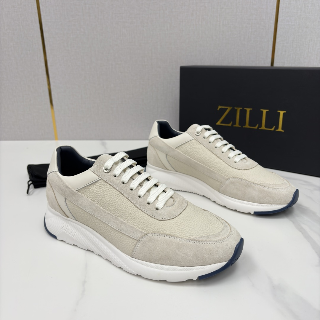 💋💍ZL家新品 Zill* 兹-利 是1970创立的法国高奢男装品牌 轻奢运动休闲鞋 | 高定质感的“通
