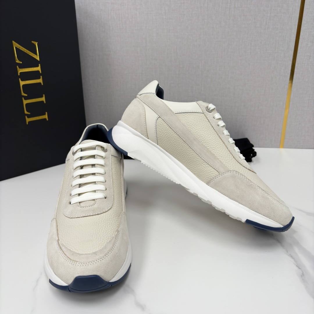 💋💍ZL家新品 Zill* 兹-利 是1970创立的法国高奢男装品牌 轻奢运动休闲鞋 | 高定质感的“通