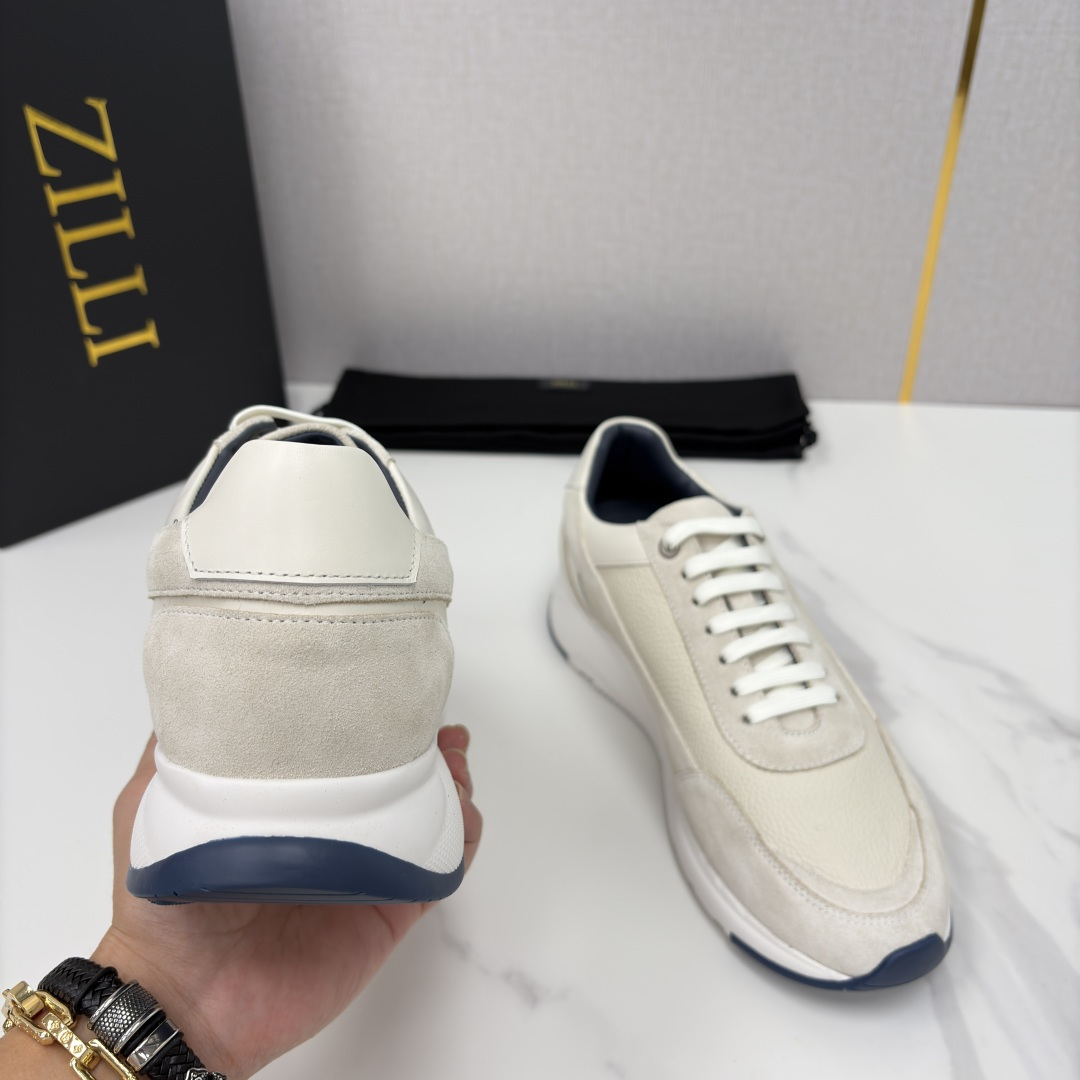 💋💍ZL家新品 Zill* 兹-利 是1970创立的法国高奢男装品牌 轻奢运动休闲鞋 | 高定质感的“通