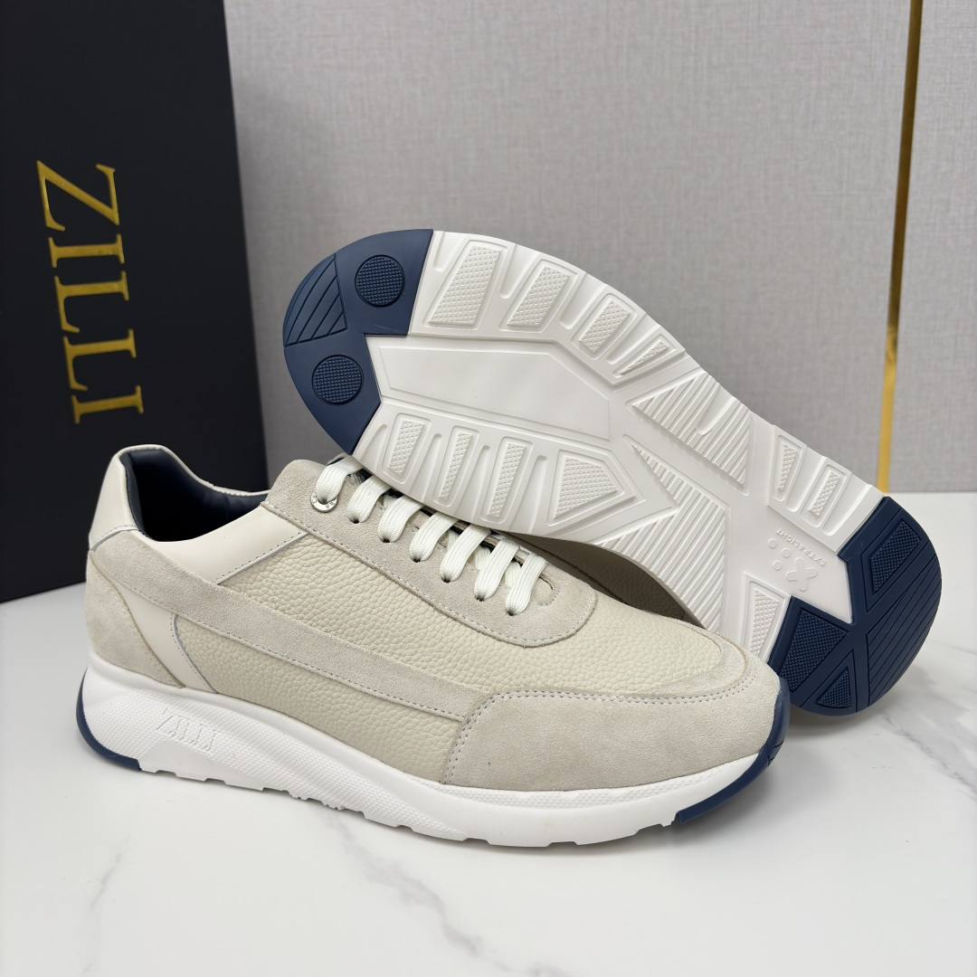 💋💍ZL家新品 Zill* 兹-利 是1970创立的法国高奢男装品牌 轻奢运动休闲鞋 | 高定质感的“通