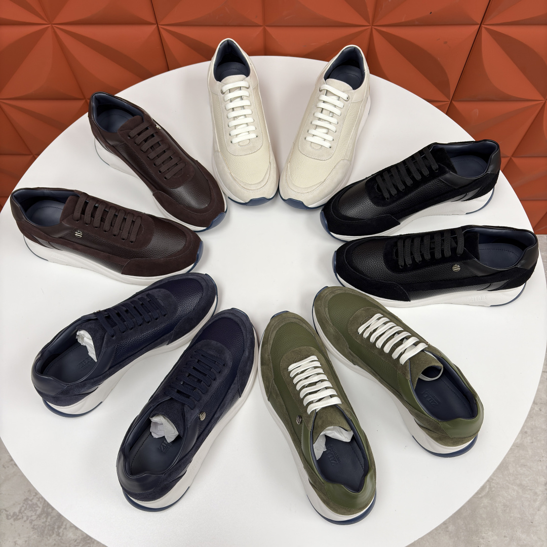 💋💍ZL家新品 Zill* 兹-利 是1970创立的法国高奢男装品牌 轻奢运动休闲鞋 | 高定质感的“通