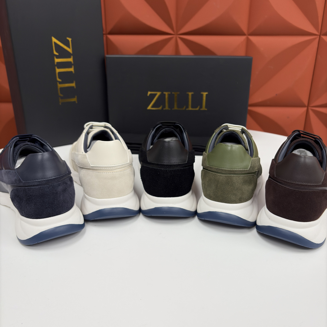 💋💍ZL家新品 Zill* 兹-利 是1970创立的法国高奢男装品牌 轻奢运动休闲鞋 | 高定质感的“通