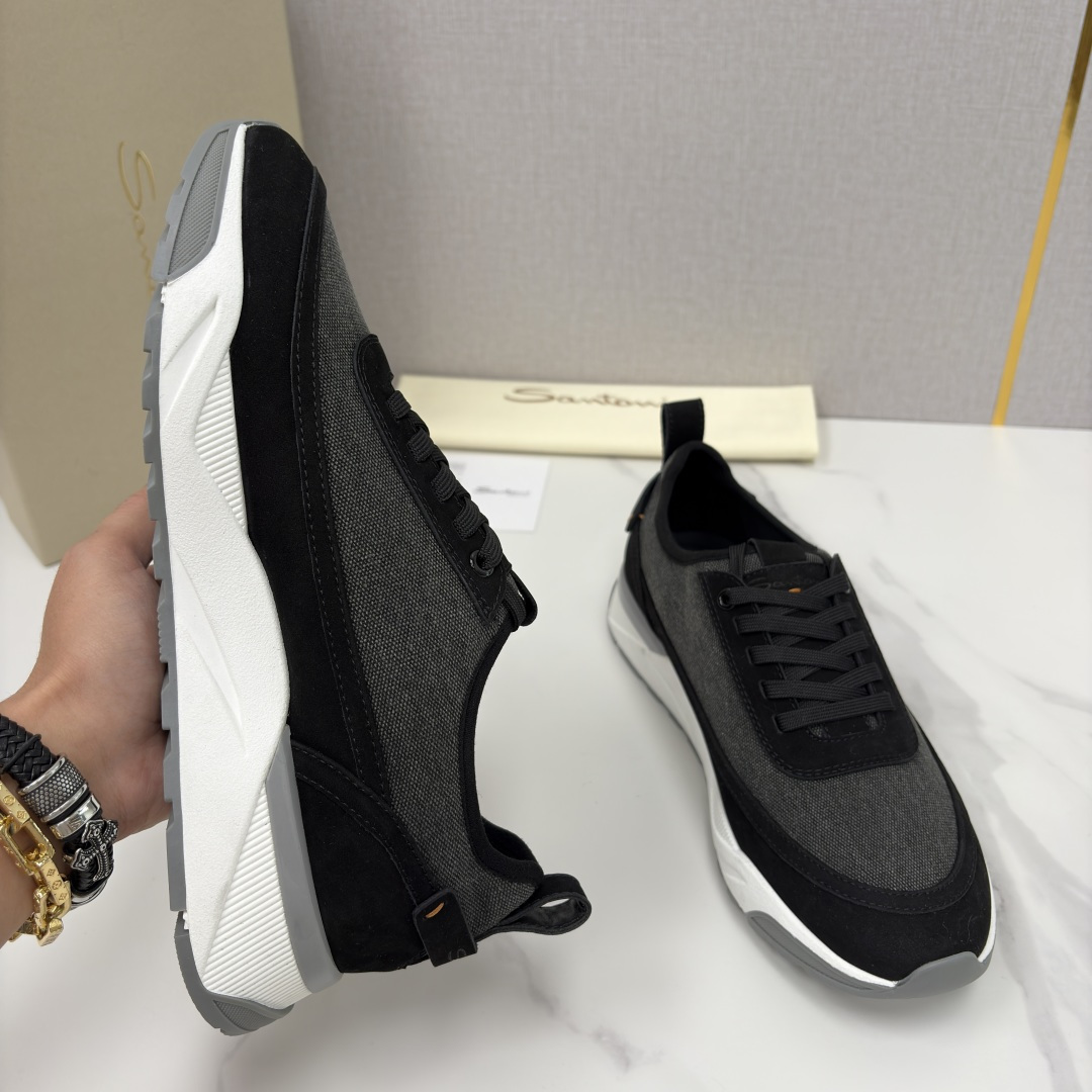 💋💍Santon* (圣东-尼） 意大利男士低帮休闲运动鞋上🆕 这个意大利纯手工鞋履品牌的每一双鞋设计简