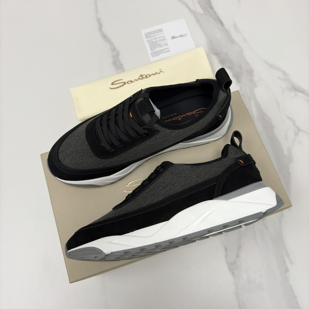 💋💍Santon* (圣东-尼） 意大利男士低帮休闲运动鞋上🆕 这个意大利纯手工鞋履品牌的每一双鞋设计简