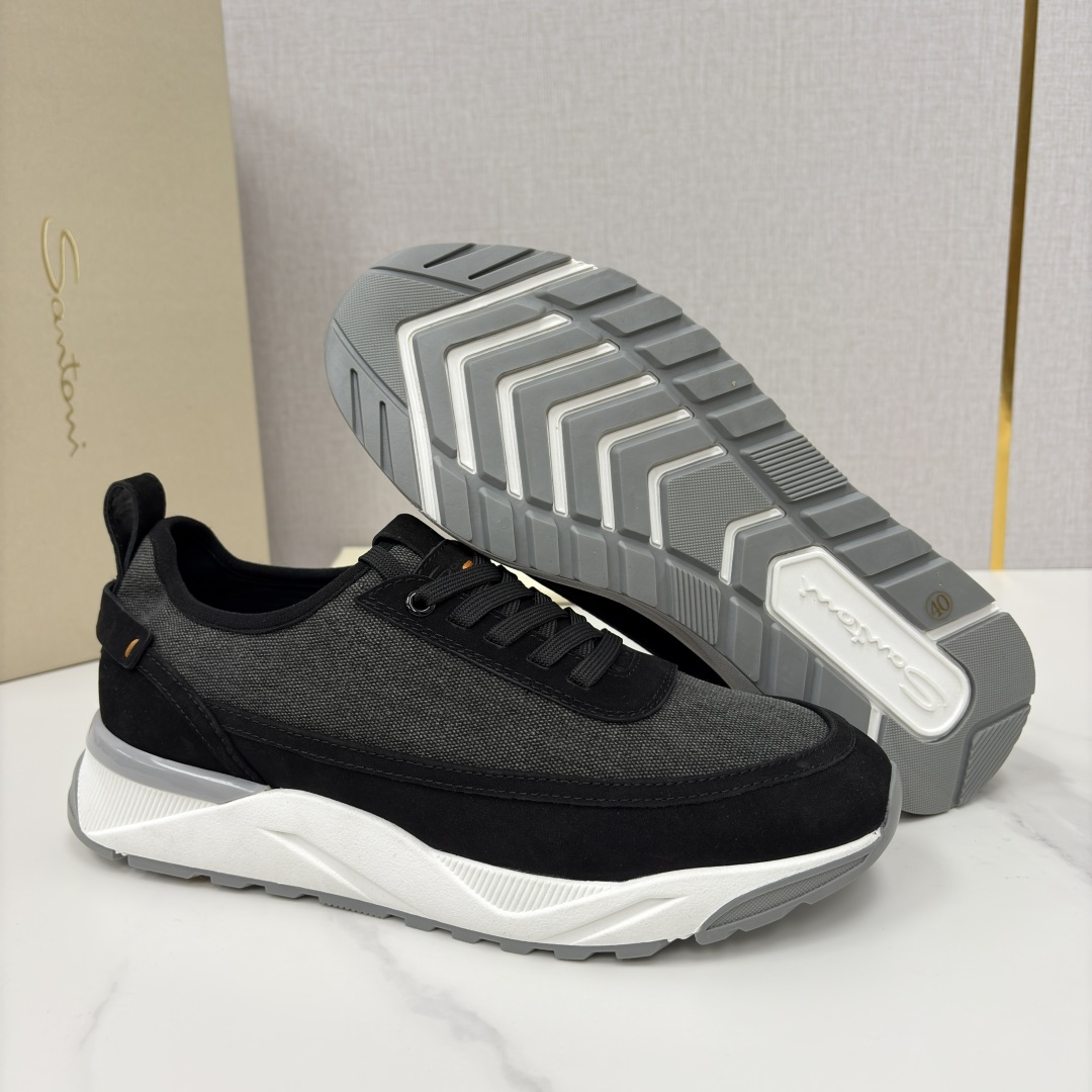 💋💍Santon* (圣东-尼） 意大利男士低帮休闲运动鞋上🆕 这个意大利纯手工鞋履品牌的每一双鞋设计简