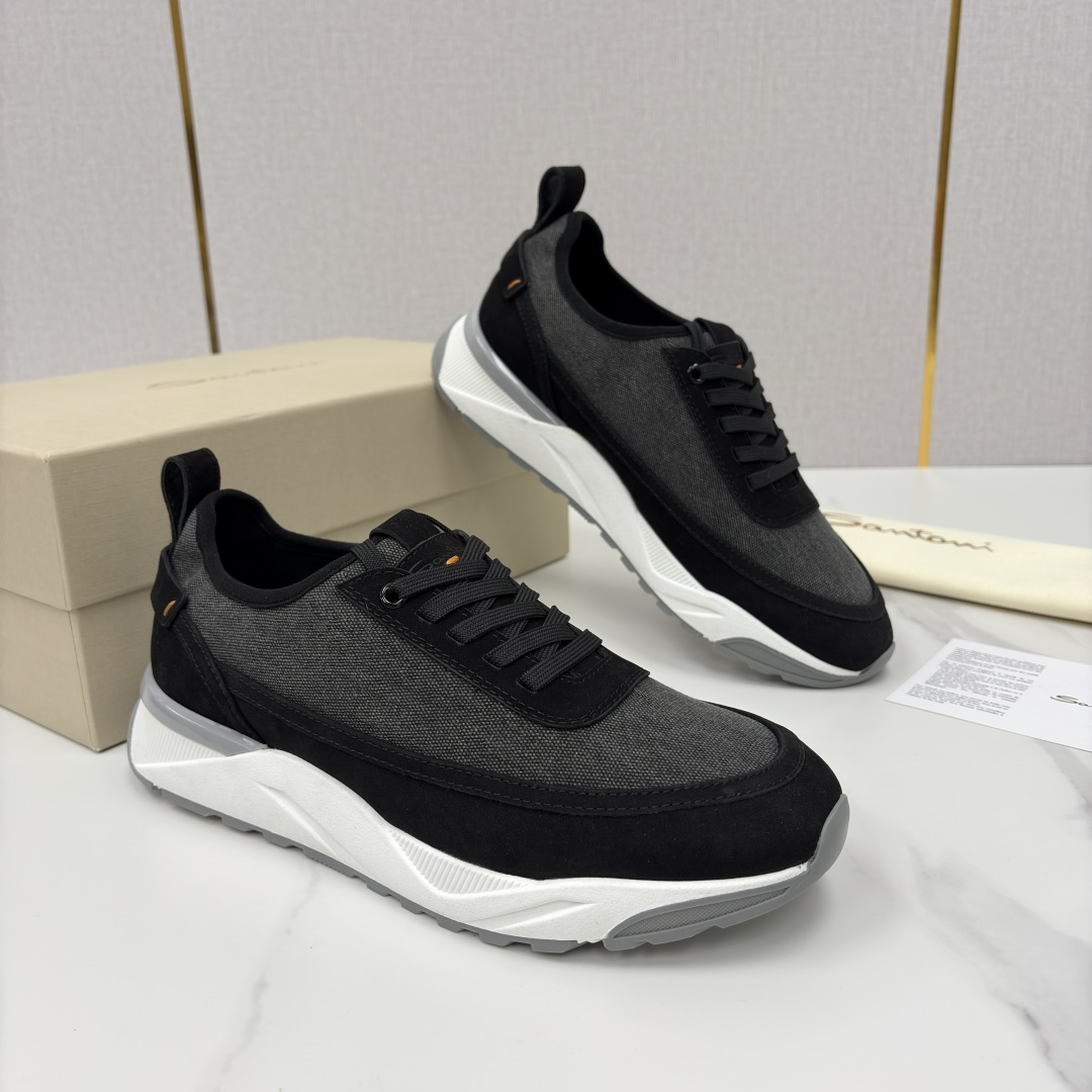 💋💍Santon* (圣东-尼） 意大利男士低帮休闲运动鞋上🆕 这个意大利纯手工鞋履品牌的每一双鞋设计简