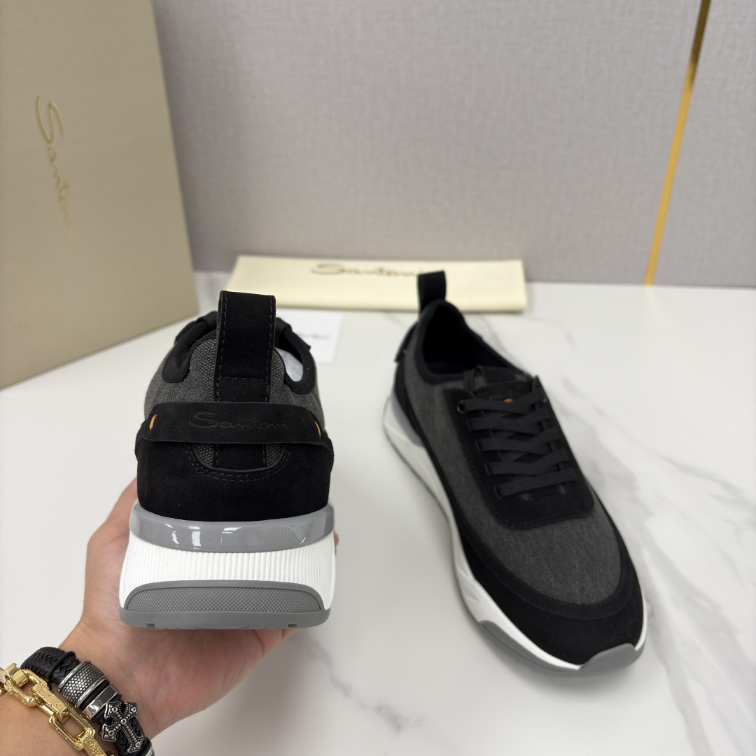 💋💍Santon* (圣东-尼） 意大利男士低帮休闲运动鞋上🆕 这个意大利纯手工鞋履品牌的每一双鞋设计简