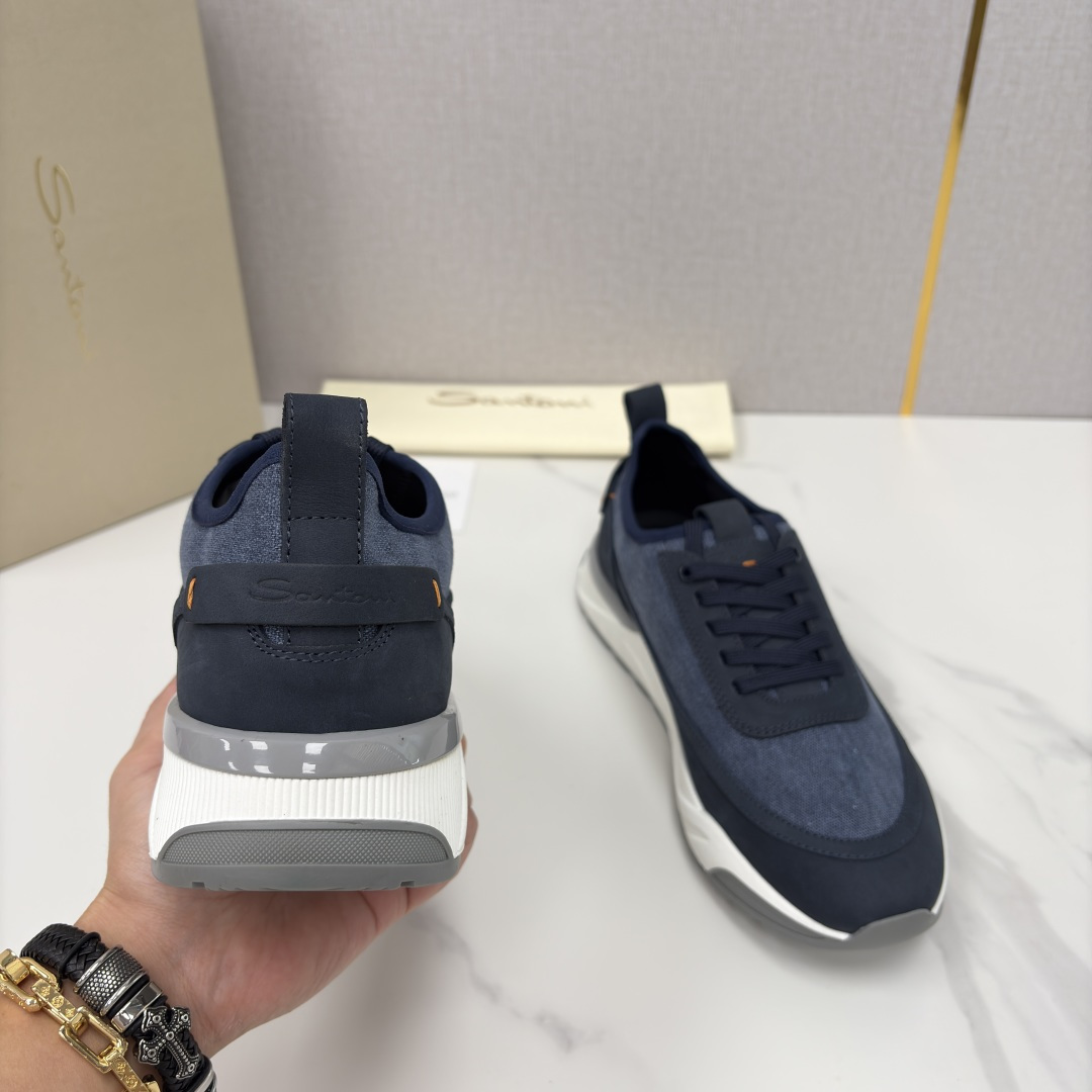 💋💍Santon* (圣东-尼） 意大利男士低帮休闲运动鞋上🆕 这个意大利纯手工鞋履品牌的每一双鞋设计简