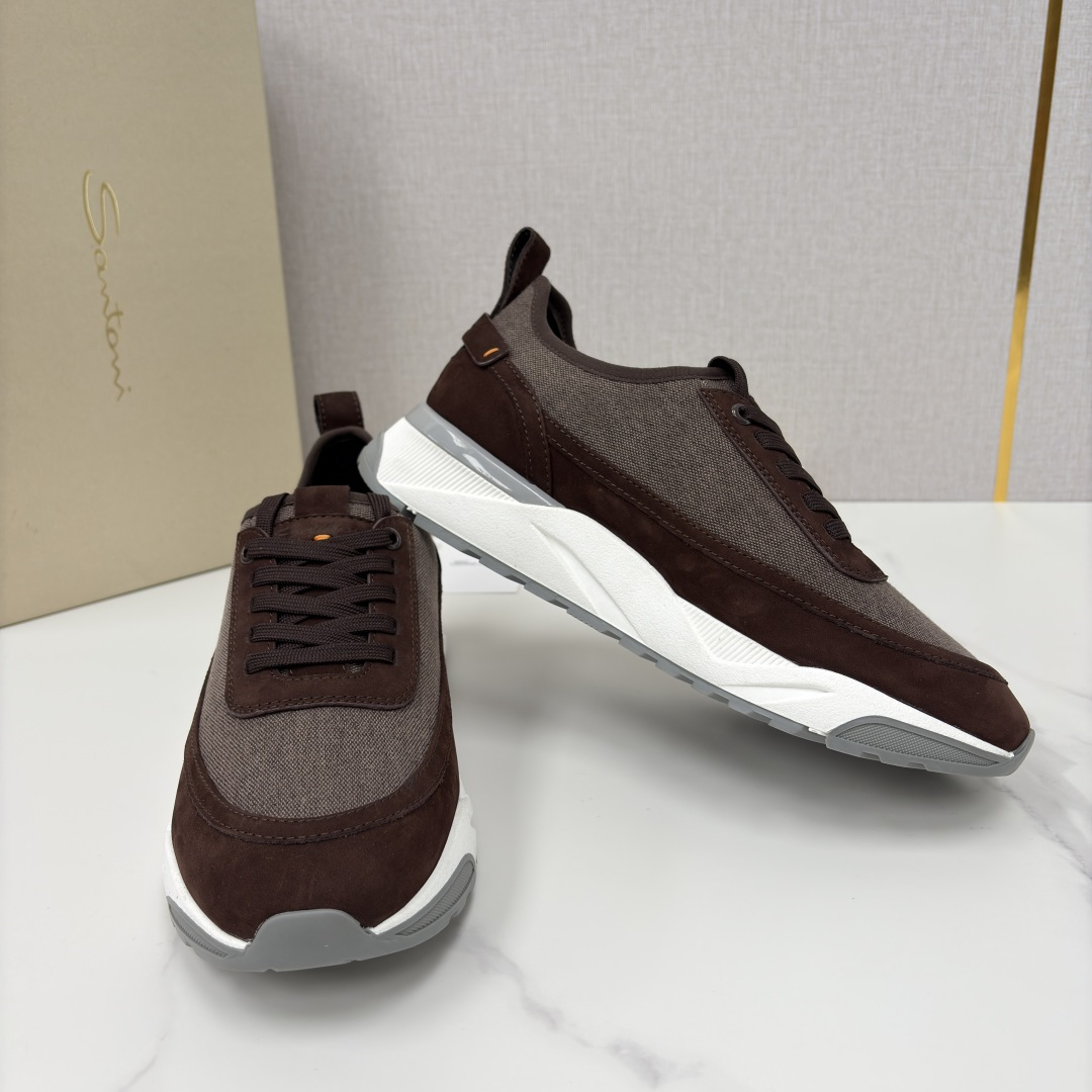 💋💍Santon* (圣东-尼） 意大利男士低帮休闲运动鞋上🆕 这个意大利纯手工鞋履品牌的每一双鞋设计简