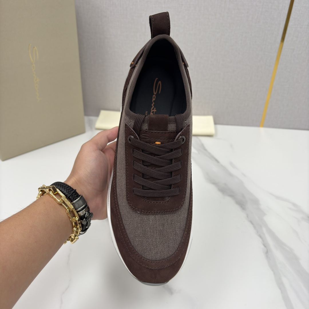 💋💍Santon* (圣东-尼） 意大利男士低帮休闲运动鞋上🆕 这个意大利纯手工鞋履品牌的每一双鞋设计简