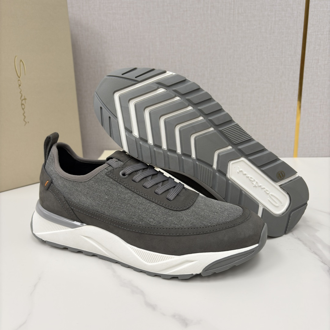 💋💍Santon* (圣东-尼） 意大利男士低帮休闲运动鞋上🆕 这个意大利纯手工鞋履品牌的每一双鞋设计简