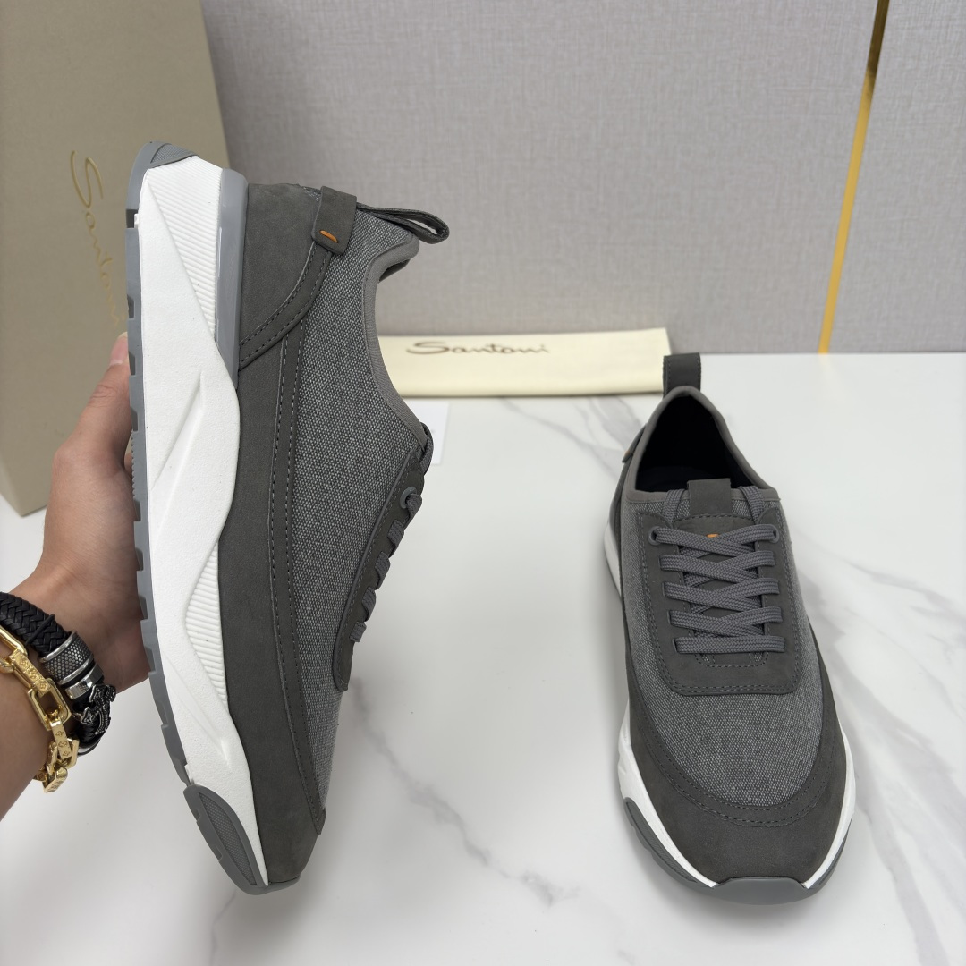 💋💍Santon* (圣东-尼） 意大利男士低帮休闲运动鞋上🆕 这个意大利纯手工鞋履品牌的每一双鞋设计简