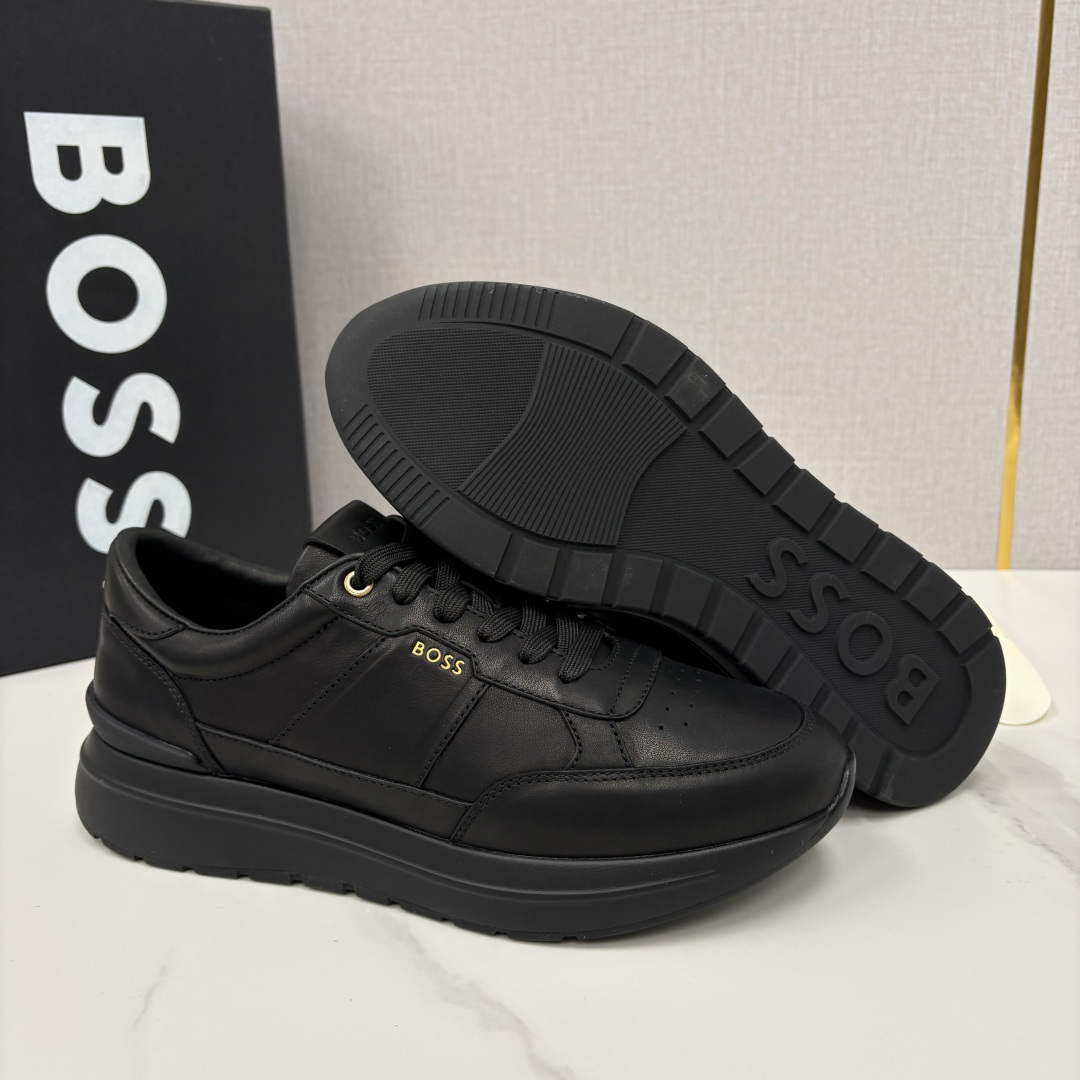 💋💍BOSS 男士新款 HUG*O BOSS 男士休闲运动鞋 是轻奢商务与日常休闲的完美融合，从材质到细