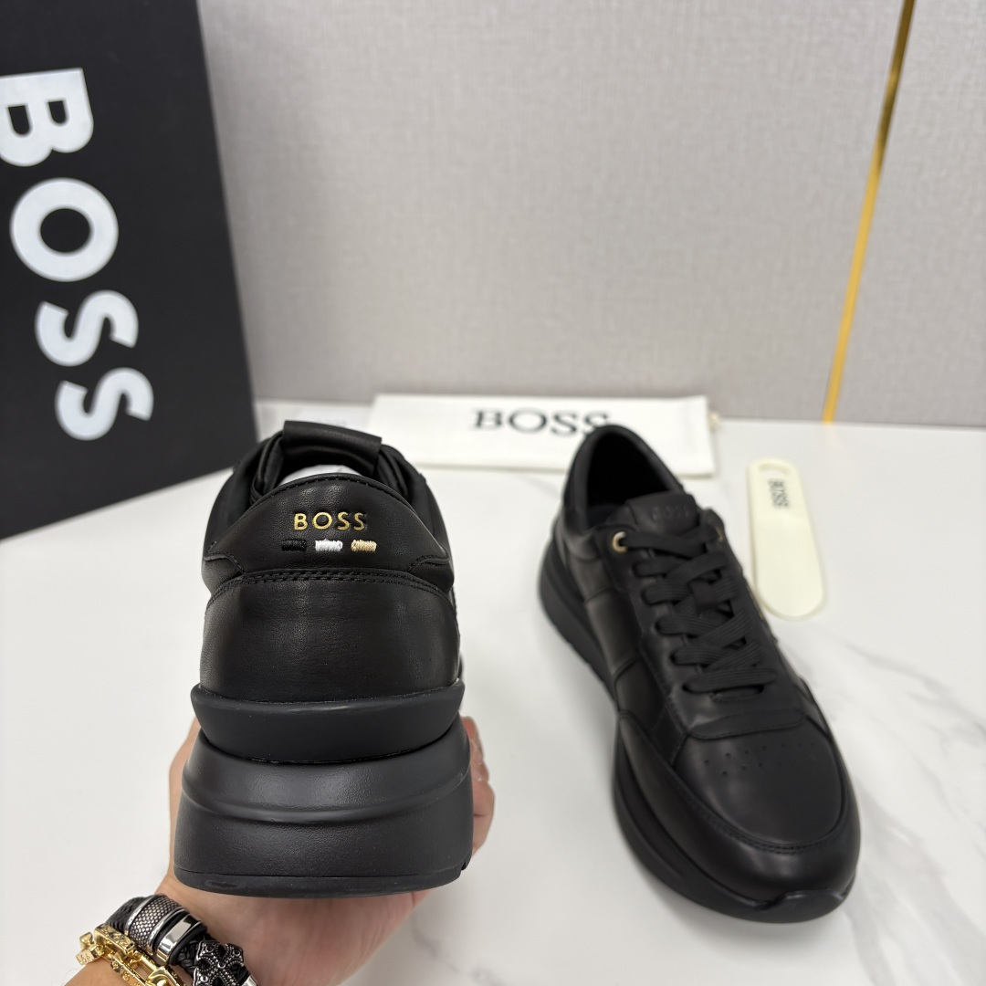 💋💍BOSS 男士新款 HUG*O BOSS 男士休闲运动鞋 是轻奢商务与日常休闲的完美融合，从材质到细