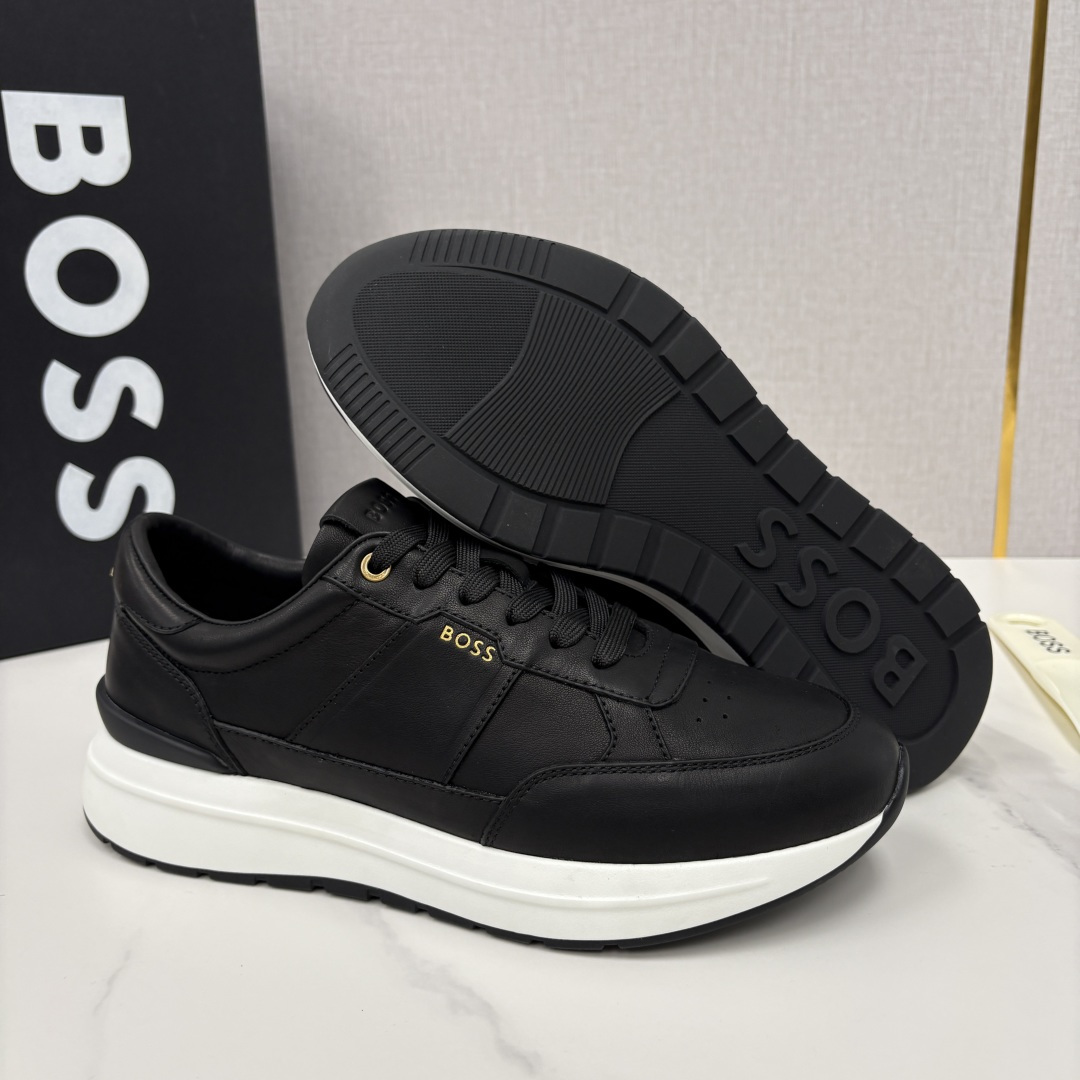 💋💍BOSS 男士新款 HUG*O BOSS 男士休闲运动鞋 是轻奢商务与日常休闲的完美融合，从材质到细