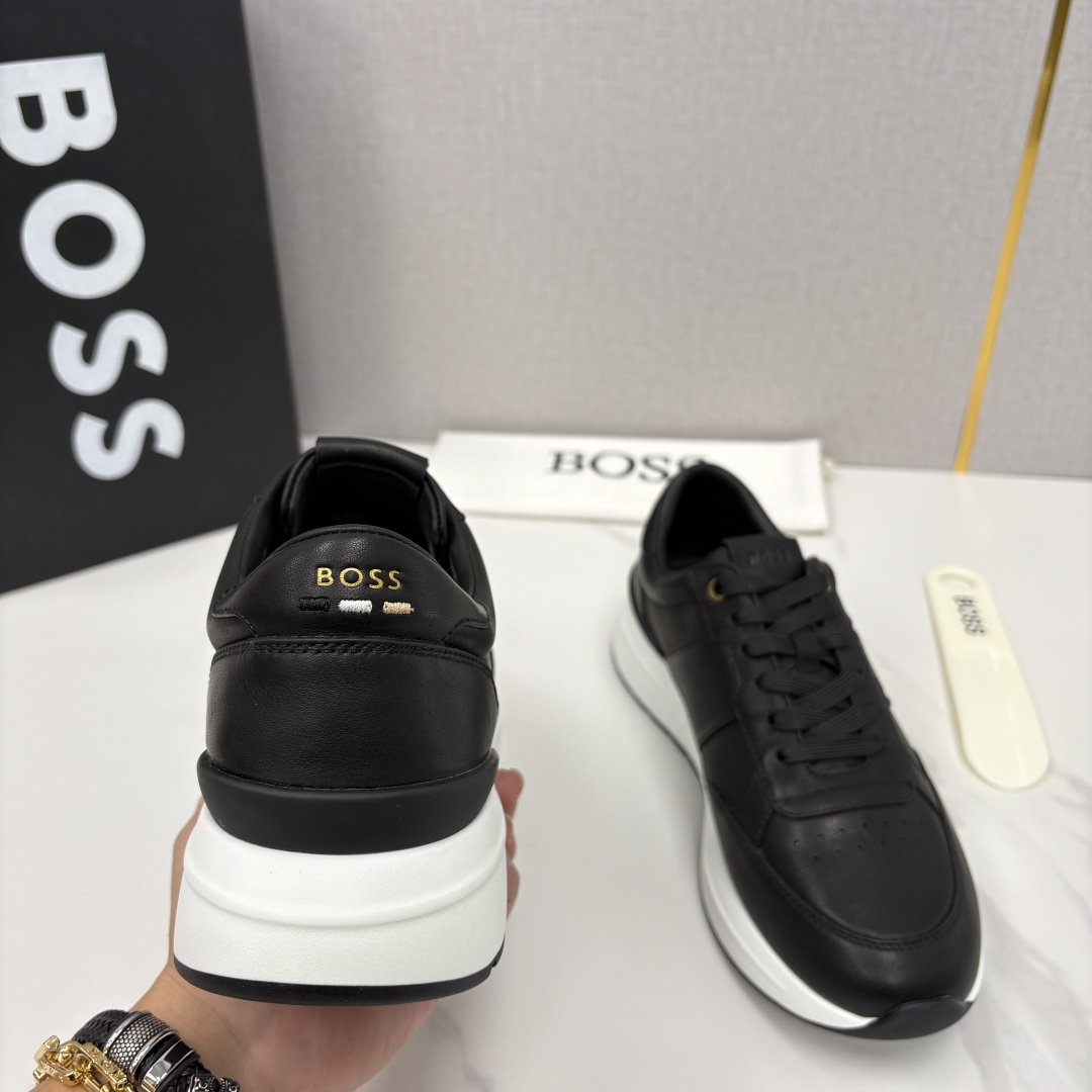 💋💍BOSS 男士新款 HUG*O BOSS 男士休闲运动鞋 是轻奢商务与日常休闲的完美融合，从材质到细