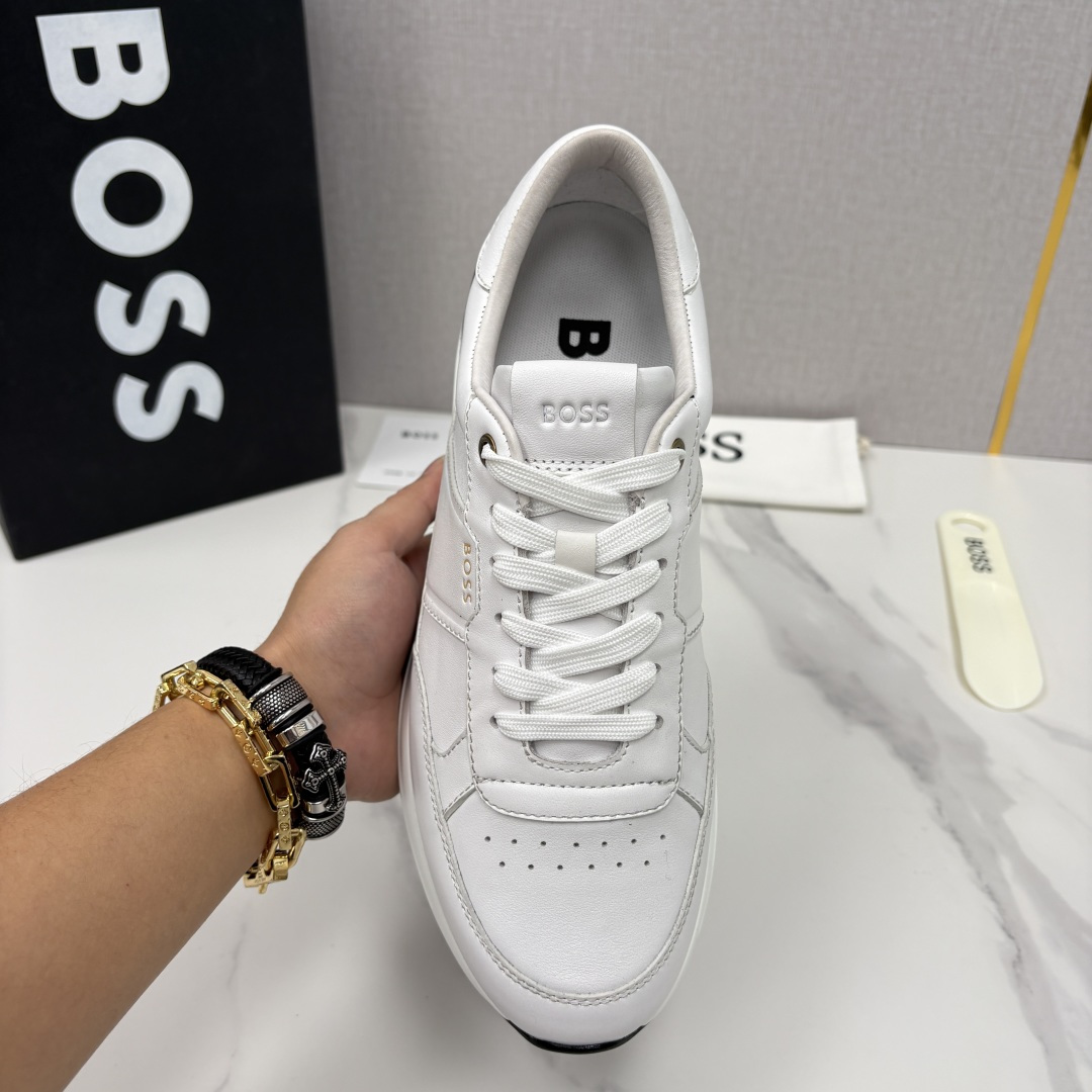 💋💍BOSS 男士新款 HUG*O BOSS 男士休闲运动鞋 是轻奢商务与日常休闲的完美融合，从材质到细