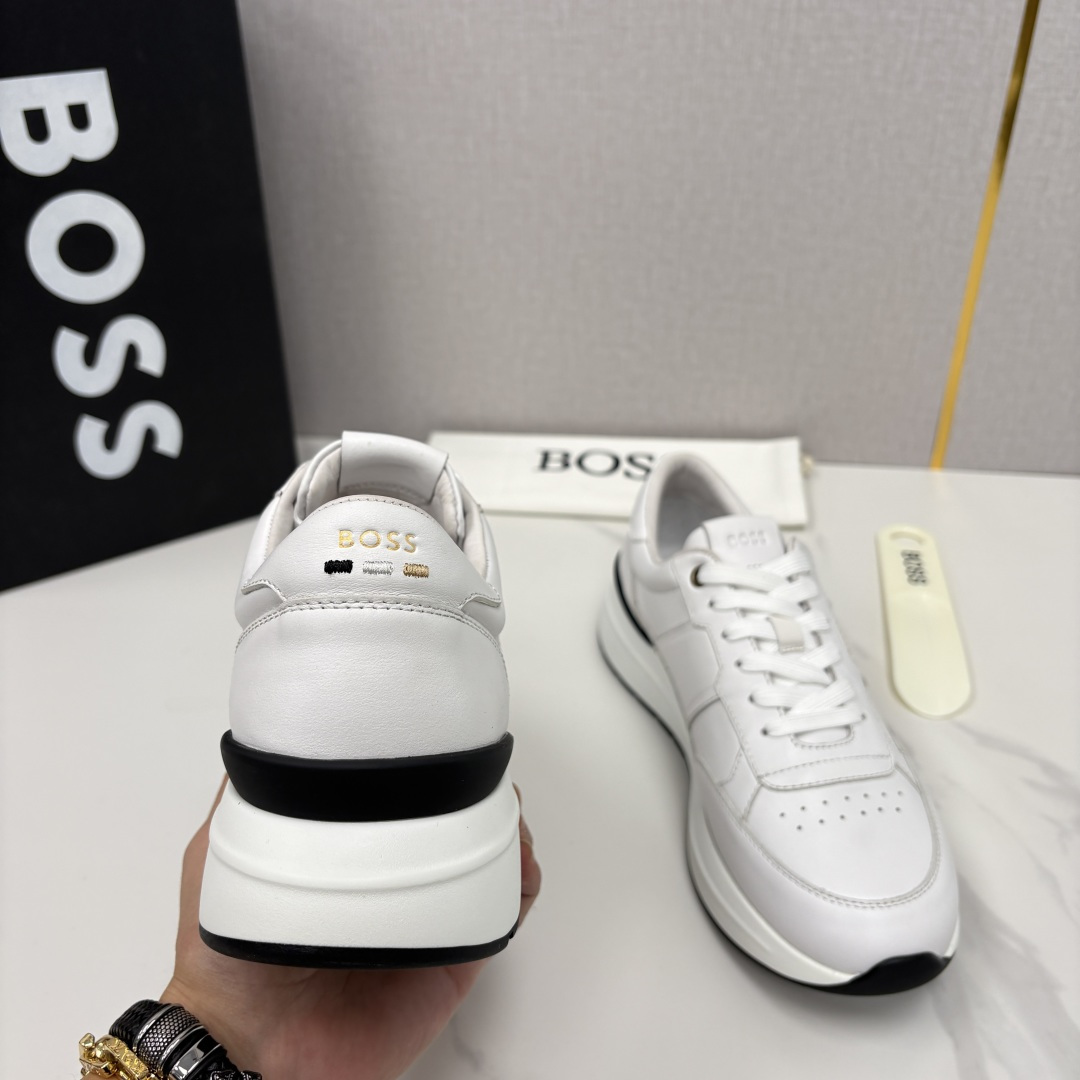 💋💍BOSS 男士新款 HUG*O BOSS 男士休闲运动鞋 是轻奢商务与日常休闲的完美融合，从材质到细