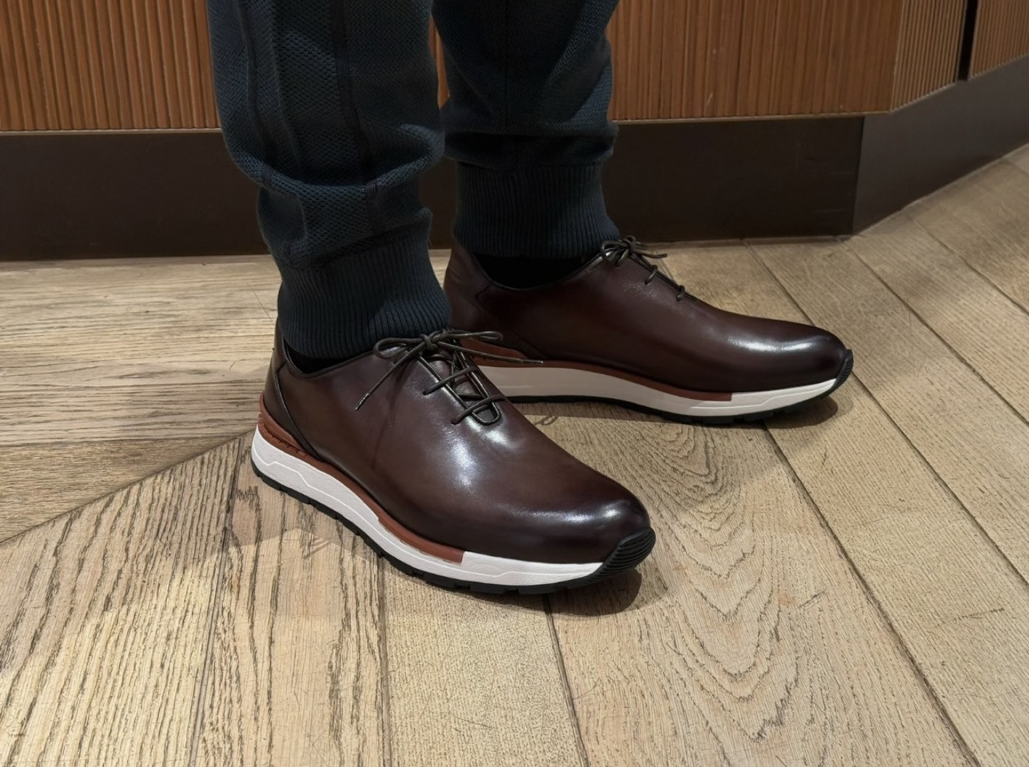 💋💍Berlut* 布鲁提 升级版第四代私模大底 Fast Track皮革运动鞋 官方 16,000 最