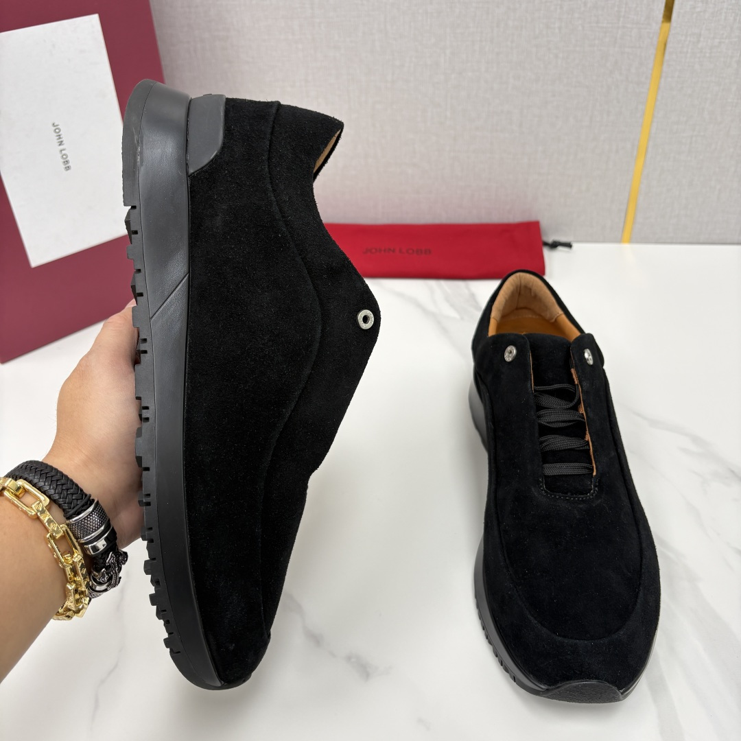 💋💍JL家新品 John Lobb 休闲鞋男士轻奢运动鞋 官方 10,300 作为爱马-仕旗下顶级鞋履品