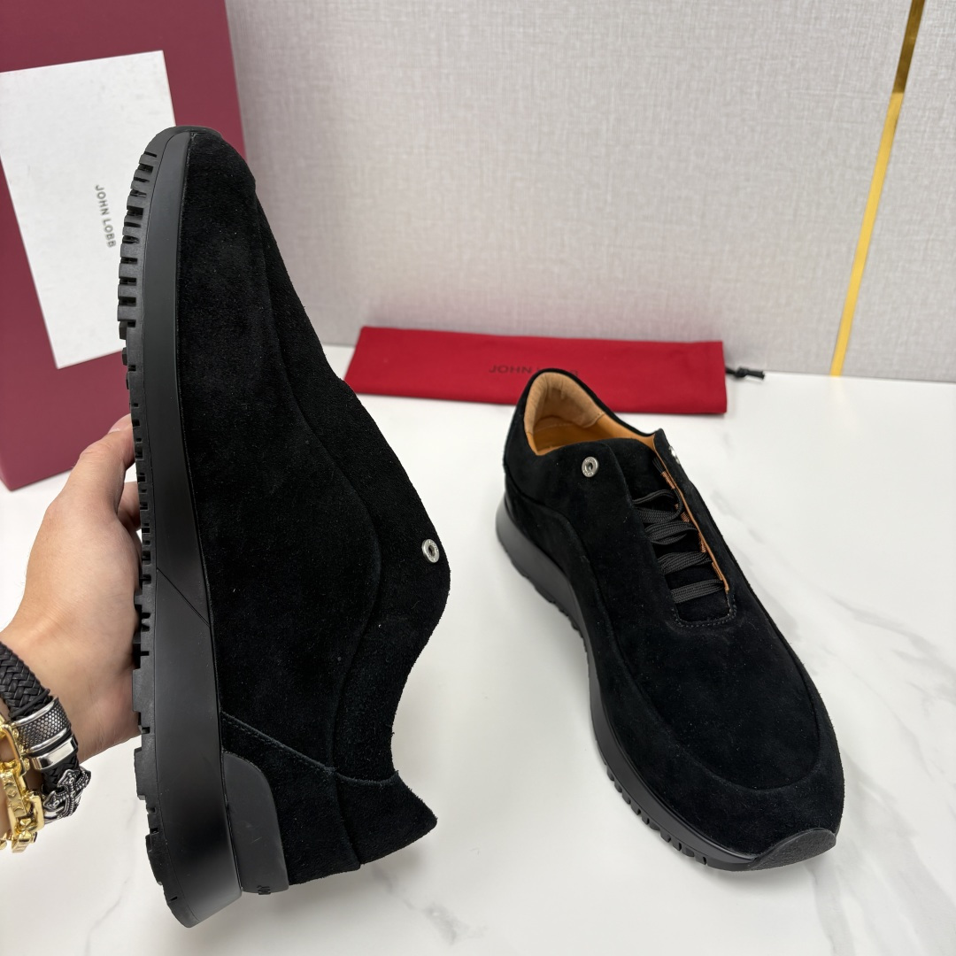 💋💍JL家新品 John Lobb 休闲鞋男士轻奢运动鞋 官方 10,300 作为爱马-仕旗下顶级鞋履品