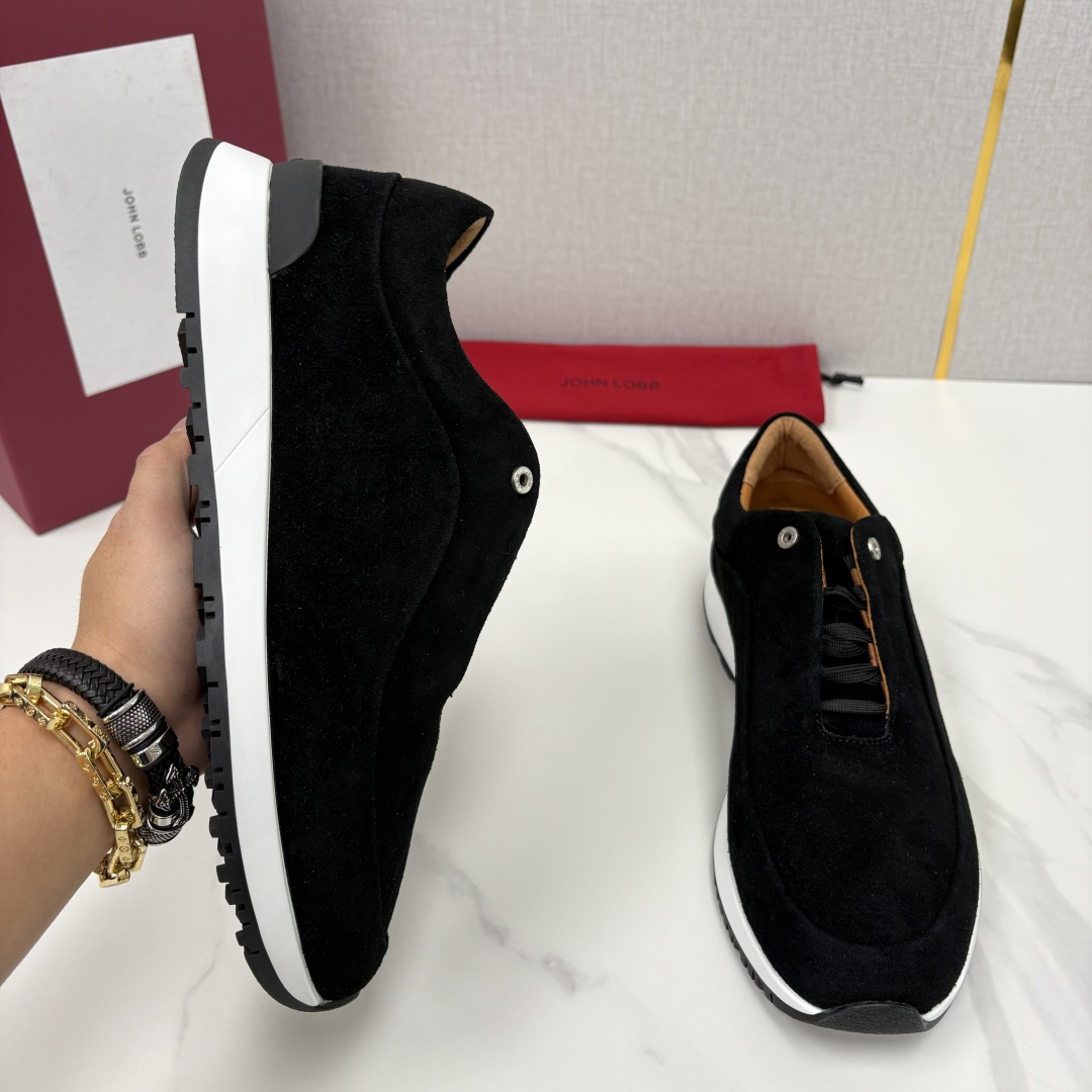 💋💍JL家新品 John Lobb 休闲鞋男士轻奢运动鞋 官方 10,300 作为爱马-仕旗下顶级鞋履品