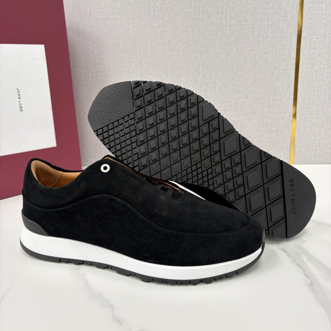 💋💍JL家新品 John Lobb 休闲鞋男士轻奢运动鞋 官方 10,300 作为爱马-仕旗下顶级鞋履品