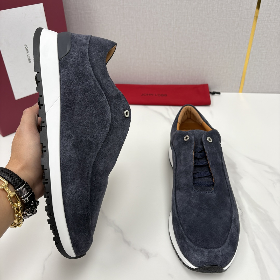 💋💍JL家新品 John Lobb 休闲鞋男士轻奢运动鞋 官方 10,300 作为爱马-仕旗下顶级鞋履品