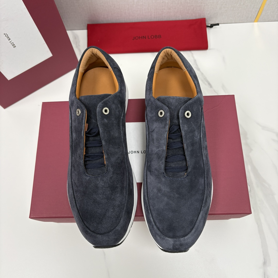 💋💍JL家新品 John Lobb 休闲鞋男士轻奢运动鞋 官方 10,300 作为爱马-仕旗下顶级鞋履品