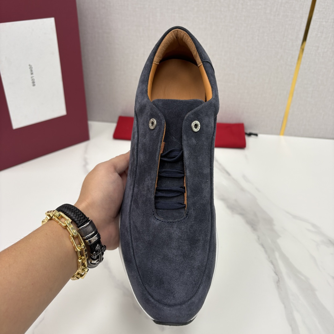 💋💍JL家新品 John Lobb 休闲鞋男士轻奢运动鞋 官方 10,300 作为爱马-仕旗下顶级鞋履品