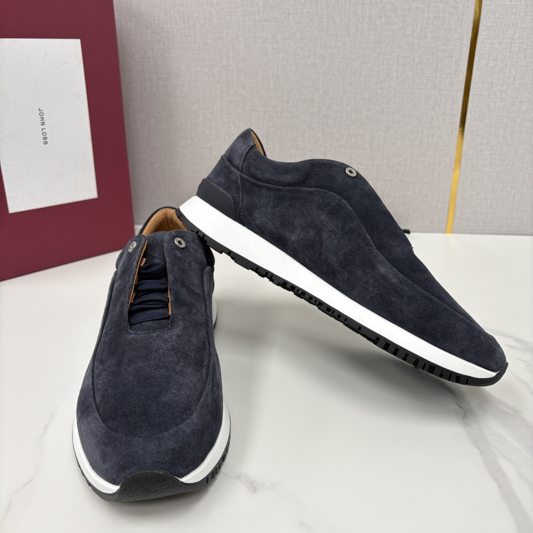 💋💍JL家新品 John Lobb 休闲鞋男士轻奢运动鞋 官方 10,300 作为爱马-仕旗下顶级鞋履品