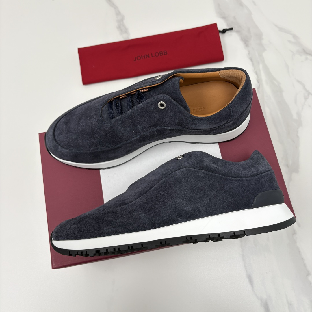 💋💍JL家新品 John Lobb 休闲鞋男士轻奢运动鞋 官方 10,300 作为爱马-仕旗下顶级鞋履品