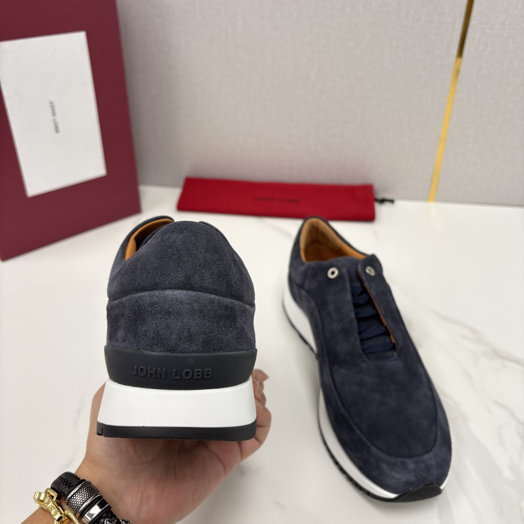 💋💍JL家新品 John Lobb 休闲鞋男士轻奢运动鞋 官方 10,300 作为爱马-仕旗下顶级鞋履品