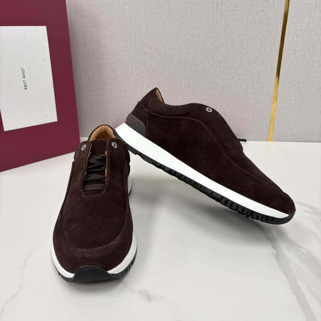 💋💍JL家新品 John Lobb 休闲鞋男士轻奢运动鞋 官方 10,300 作为爱马-仕旗下顶级鞋履品
