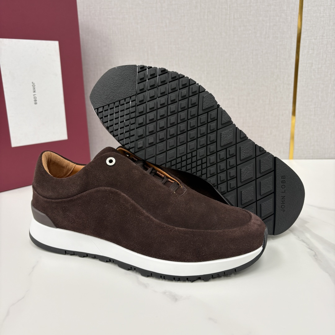 💋💍JL家新品 John Lobb 休闲鞋男士轻奢运动鞋 官方 10,300 作为爱马-仕旗下顶级鞋履品
